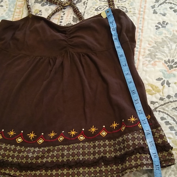 Decree Junior brown halter top - Picture 4 of 10
